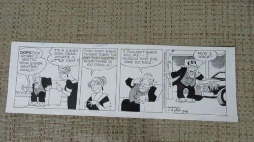 Bringing up father - Bringing up father original strip art - First edition | Catawiki