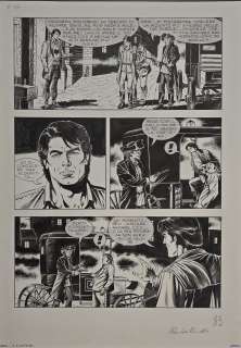 Tavola originale Alessandro Piccinelli Zagor n. 492 La carica dei Mohaves pag. 83 | Venere Comic Art