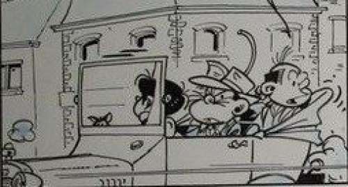 Kari Lente 56 - Originele pagina (p.11) + hardcover album - De onzalige regen - First edition - (2010) | Catawiki