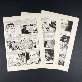 Tex n° 346 - Fabio Civitelli - 3x Tavole originali "Gli Spiriti della notte" - Loose page - (1989) | Catawiki