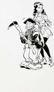 Meynet | Fanfoué des Pnottas, illustration Ã  l’encre de C… | Banque Dessinée