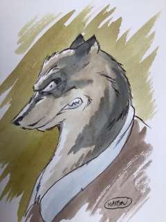 Masbou - Dessin original couleur - De Cape et de Crocs - Don Lope de Villalobos y Sangrin | Catawiki