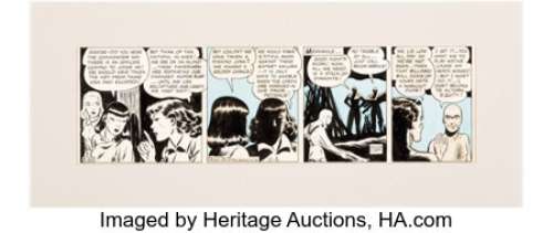 Caniff, Milton | Milton Caniff Terry and the Pirates Daily Comic Strip Dragon Lady Original Art dated 9-20-40 (Chicago Tribune, 194... | Heritage