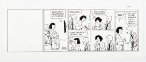 Borgman, Jim | Jerry Scott and Jim Borgman Zits Sunday Comic Strip Original Art dated 12-5-10 (King Features Syndicate, 2010).... | Heritage