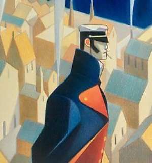 Corto Maltese - Andrea Serio - Illustrazione originale a pastello "Omaggio a CM"