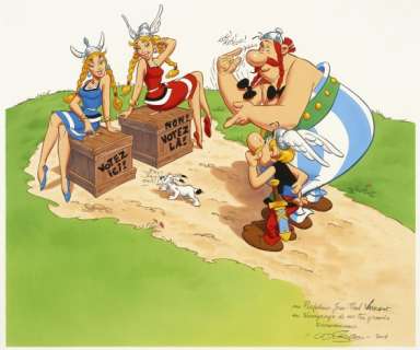 Albert Uderzo | Votez Ici ! | Artcurial