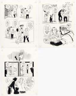 Will Eisner To the Heart of the Storm Story Pages 17-19 Original Art (Kitchen Sink Press, 1991). (Total: 3 Original Art) | Heritage