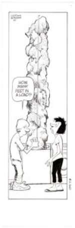 Jerry Scott and Jim Borgman Zits Daily Comic Strip Original Art dated 8-2-21 (King Features Syndicate, 2021). | Heritage