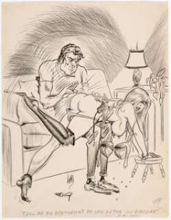 Bill Ward - Adult Single Panel Gag Cartoon Illustration Original Art (c. 1975-1980s). | Heritage