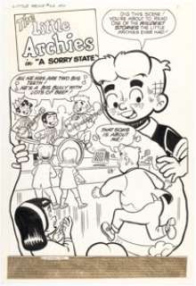 Dexter Taylor, Joe Edwards, and others Little Archie #62 Complete Issue Original Art Group of 53 (Archie, 1970). (Total: 53 Original Art) | Heritage