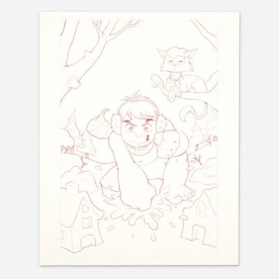 Chrissie Zullo-Uminga | Strange Tales #3 Variant Cover Original Art (Marvel Comics, 2025) | Landry Pop Auctions