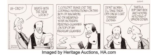 Jerry Scott and Jim Borgman Zits Daily Comic Strip Original Art dated 1-6-03 (King Features Syndicate, 2003). | Heritage