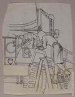 Woman Working on Truck by Will Eisner | mycomicshop.com