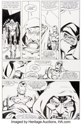 Bob Layton Iron Man #250 Doctor Doom Story Page 25 Original Art (Marvel, 1989). | Heritage