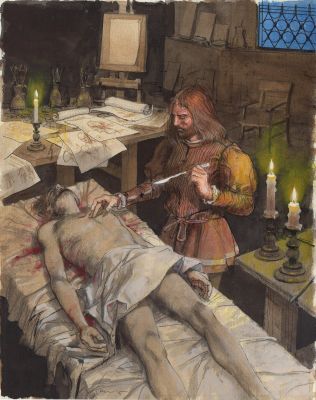 Aldo Di Gennaro | Le Storie Speciale copertina n.7 Leonardo: L’ombra della congiura | Tavole Originali