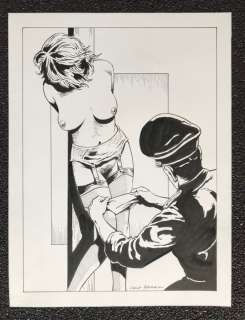 Saint Germain - Original erotic drawing - Size: 31 x 41 cm. | Catawiki