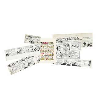 An Al Capp group of orginal Li’l Abner comic strips | Bonhams