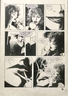 Dylan Dog - Corrado Roi - tavola originale - Loose page | Catawiki