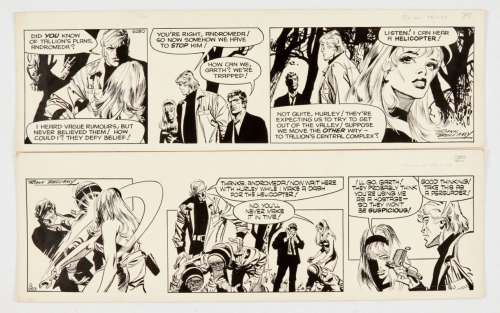 Garth: The Wreckers two original artworks (1973) by Frank Bellamy… | Comic Book Auctions ltd