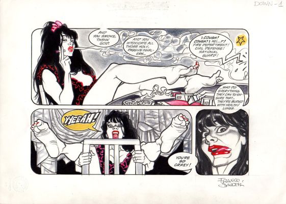 Franco Saudelli | Leg Show: You’re so Crazy! | Tavole Originali