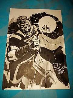 Black Lantern Superman - Full B&W - Black Lantern Superman - P.AZACETA - First edition