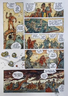 Gilles Cazaux | Le grand Large – TOME 1 – Planche originale – Page 13 | Zic et Bul