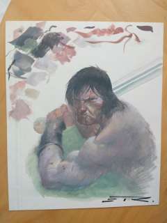 Conan de Barbaar - Esad Ribic illustrazione originale Conan il barbaro - Loose page - Different editions | Catawiki