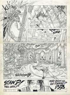 Laurent Vicomte (né en 1956) - Sasmira, Tome 2, planche 2, 2011