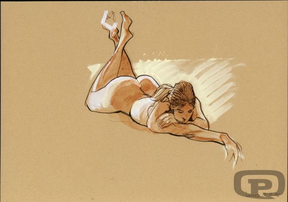 Olivier Vatine | Life Drawing #6 - Original Artwork by Olivier Vatine | Pulp’s Art