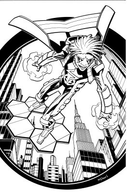 Scott McDaniel | 2025 CHRISTMAS ART DROP | STATIC SHOCKRETAILERPROMO ART | Scott McDaniel