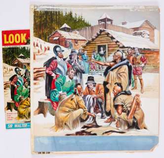 Look and Learn front cover original artwork (1962) by Ron Embleton… | Comic Book Auctions ltd