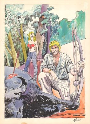 Gustavo Trigo | Copertina per Lanciostory | Tavole Originali