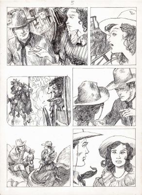 Giorgio Trevisan | Tex Color Tex n.16 La Voce del Killer p.5 | Tavole Originali