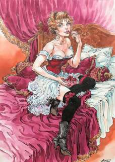 Kas - Dessin original couleur - La Fille de Paname - (2014) | Catawiki