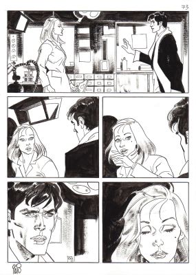 Angelo Stano | Dylan Dog n.233 L’ospite sgradito p.77 | Tavole Originali