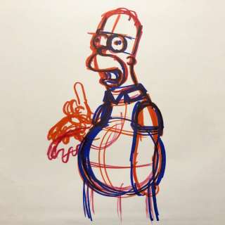 The Simpsons - Homer Simpson - Original Production Draft - First edition | Catawiki