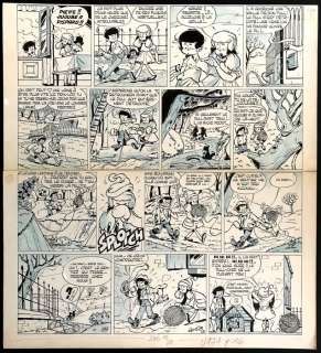 Gotlib - Nanar, Jujube et Piette - Planche originale - Le Disparition - (1963) | Catawiki