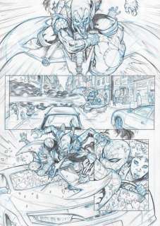 Green Goblin vs Spiderman - Original Page 5 - Sergi Domenech Signed - Mixed editions (see description)