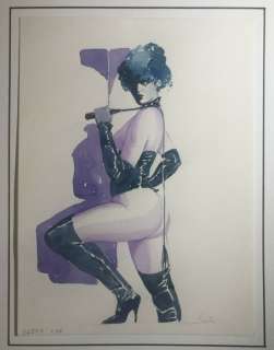Leone Frollo - Acquerello originale "Mona Street" - anni 80/90 - Loose page - (1983/1990) | Catawiki