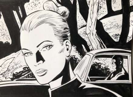 Diabolik - G. Montorio - illustrazione originale - firmata - Loose page - (2020) | Catawiki