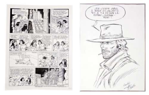 De Gieter | Â«PapyrusÂ». Encre de Chine pour la planche 40 de l’album Â«Les | Tessier Sarrou