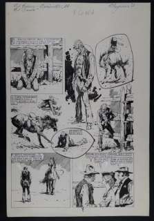 Il Cobra 11° Episodio - Arturo del Castillo - Tavola Originale n. 7 "Il Duello" - Loose page | Catawiki