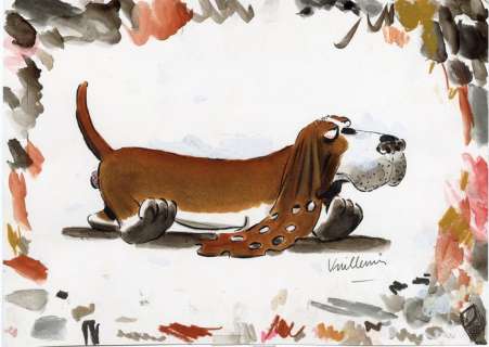 Vuillemin, Philippe - Dessin original + mise en couleur original - Projet d’affiche San Antonio - (2004) | Catawiki