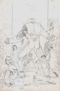 Mike Leeke - X-O Manowar #6 Unpublished Penciled Cover