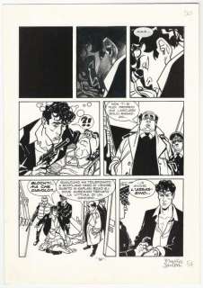 Dylan Dog #145 - F. Saudelli - tavola originale "Il cane infernale" - Loose page - Unique copy - (1998) | Catawiki