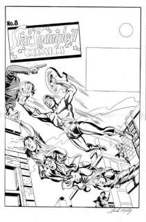 Jack Kirby - STAR SPANGLED #8 Cover ReCreation Signed by KIRBY