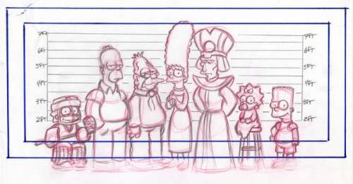 Goening Matt | 20th Century Fox Television - Original Production drawing - The Simpsons - Exemplaire unique - (2000) | Catawiki