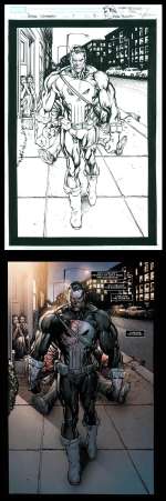 Mark Texeira | Punisher: Nightmare #1 Title Splash art | ArchAngels