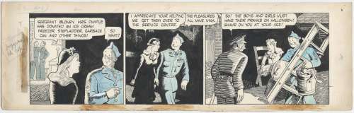 Frank King | King – Gasoline Alley Original Daily Strip 10/31/1944 | Russ Cochran