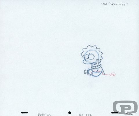 Collective | The Simpsons, Animation Sketches - Lisa #1 | Pulp’s Art